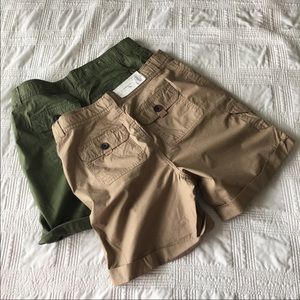 “Reduced!”..NWT -2 pairs of khaki cargo shorts